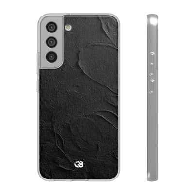 Obsidian Stucco Relief · Lite Phone Case for Samsung · Black