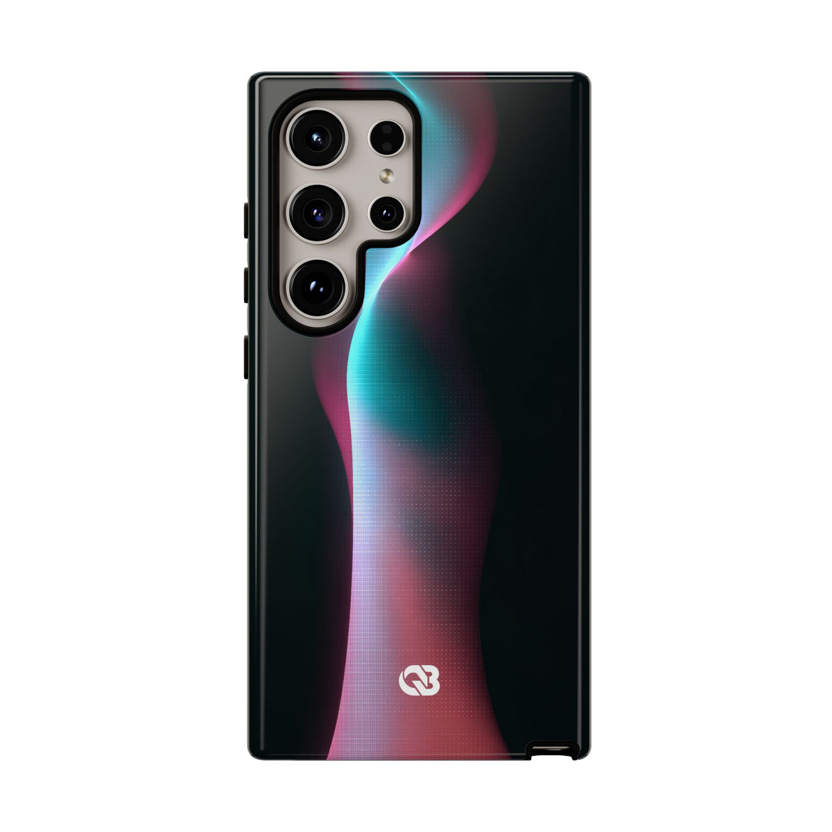 Neon Pixel Flow · Tough Phone Case for Samsung · Black