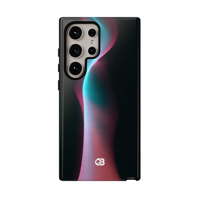 Neon Pixel Flow · Tough Phone Case for Samsung · Black