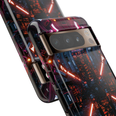 Cybernetic Reactor Core · Tough Phone Case for Pixel ·  Black