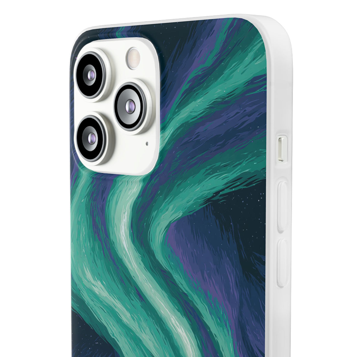 Arctic Aurora Bear · Lite Phone Case for iPhone ·  Teal