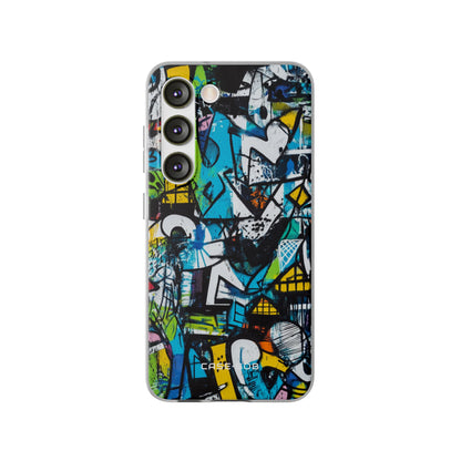 White Ripple Drift Samsung S23 Case - Soft