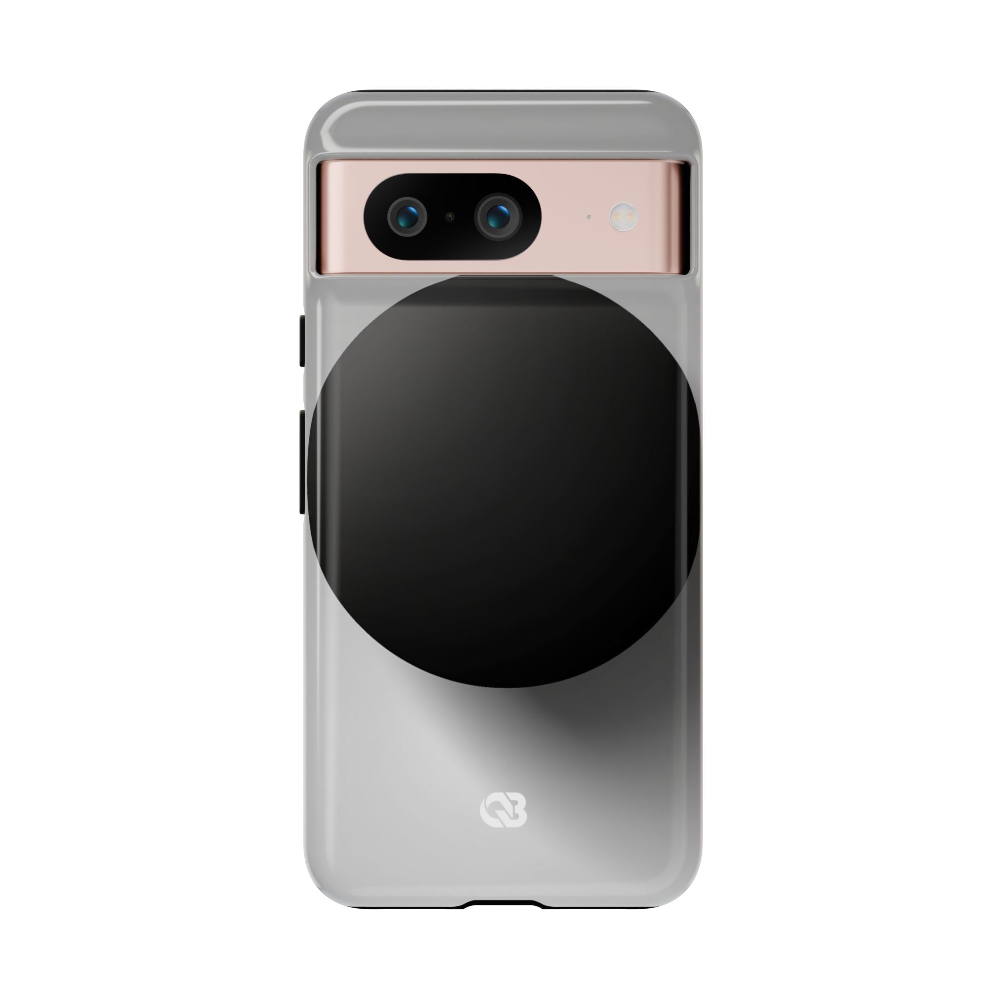 Grey Tough Phone Case for Google Pixel - Matte Onyx Sphere