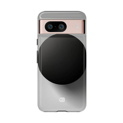 Grey Tough Phone Case for Google Pixel - Matte Onyx Sphere