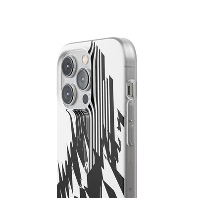 White Lite Phone Case for iPhone - Shattered Vector Spire