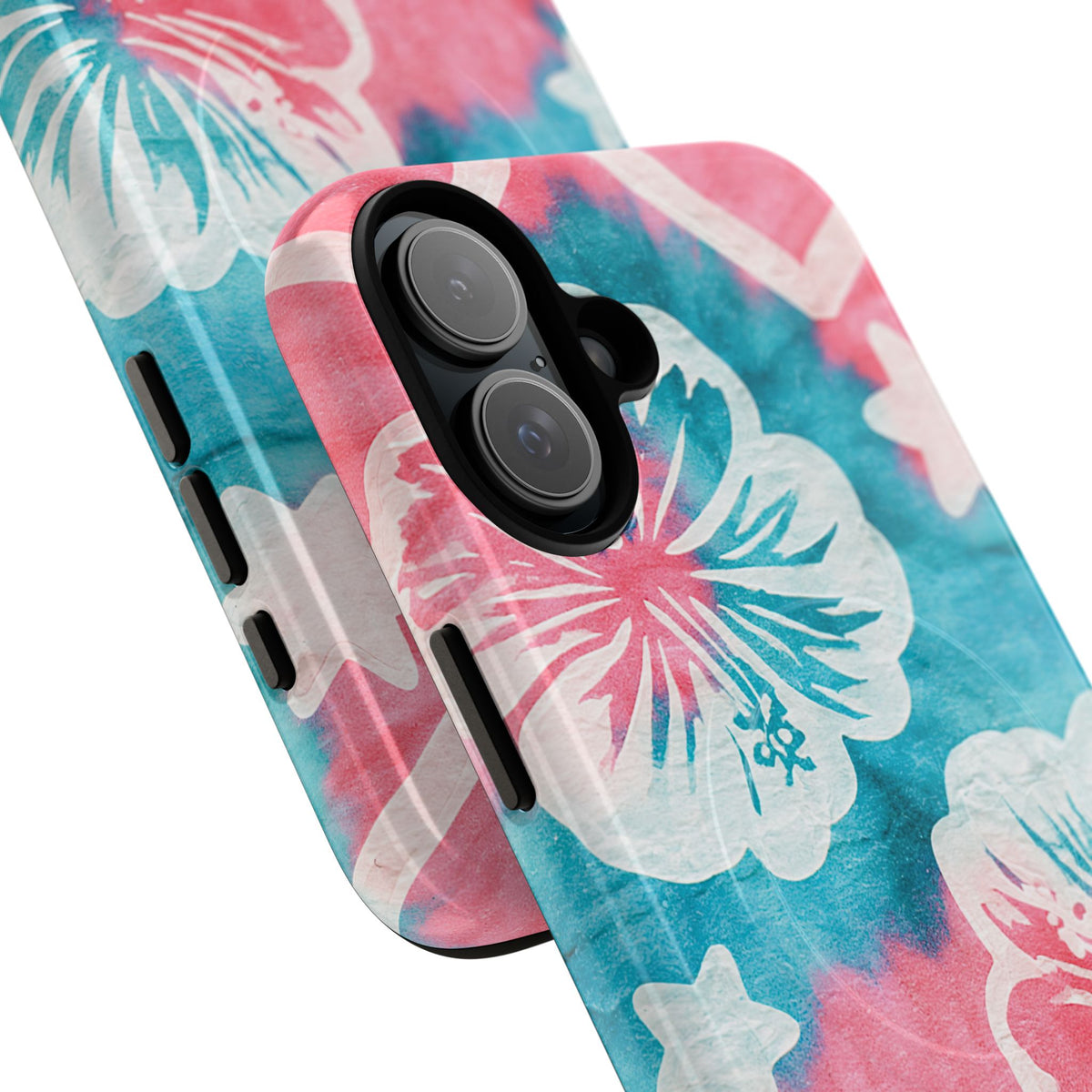 Tropical Hibiscus Bloom · Tough 2.0 Magnetic Phone Case for iPhone · Teal