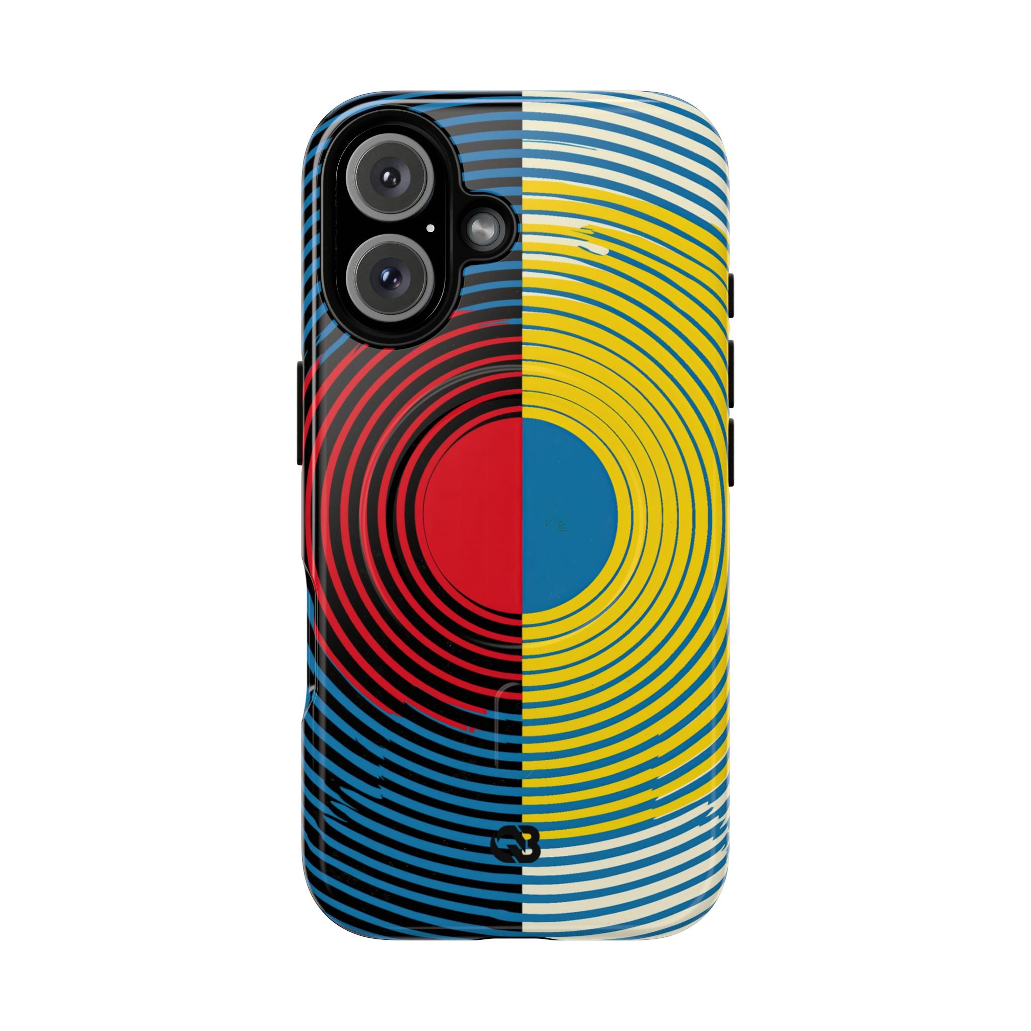 Blue Tough 2.0 Magsafe Phone Case for iPhone - Primary Circuit Orbit