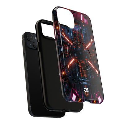 Cybernetic Reactor Core · Tough 2.0 Magnetic Phone Case for iPhone · Black