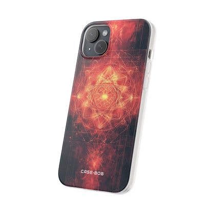 Strahlendes Mandala iPhone 15 Plus Case - Soft