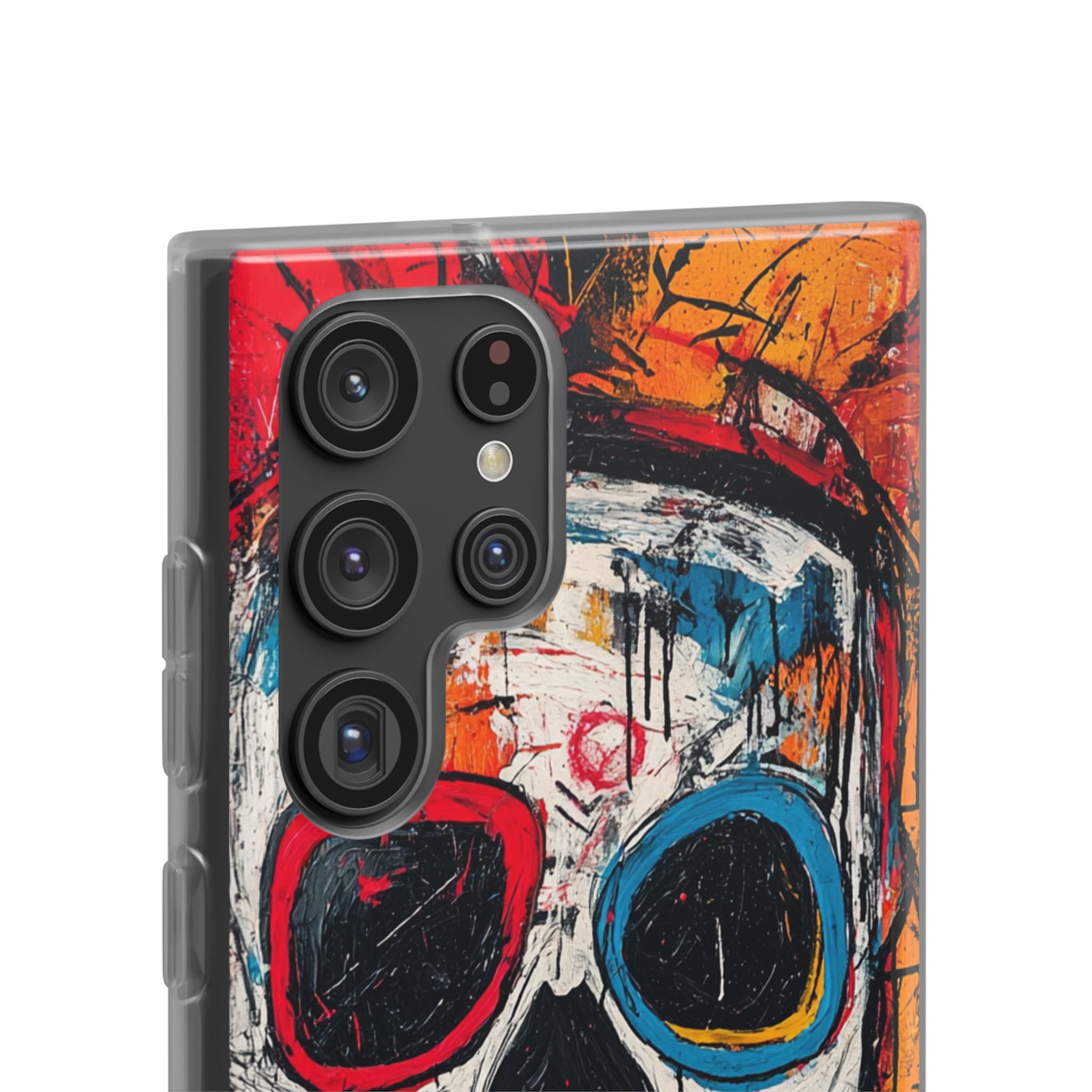 Vivid Graffiti Skull · Soft Coque de téléphone pour Samsung