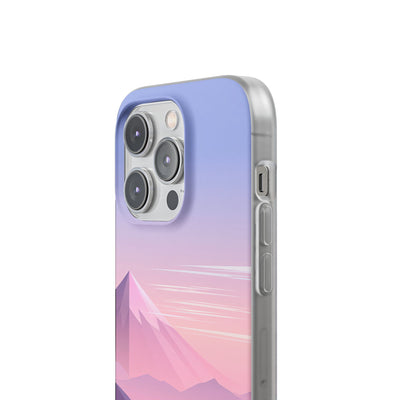 Purple Lite Phone Case for iPhone - Lavender Alpine Dawn