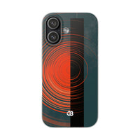 Teal Lite Phone Case for iPhone - Burnt Slate Radial