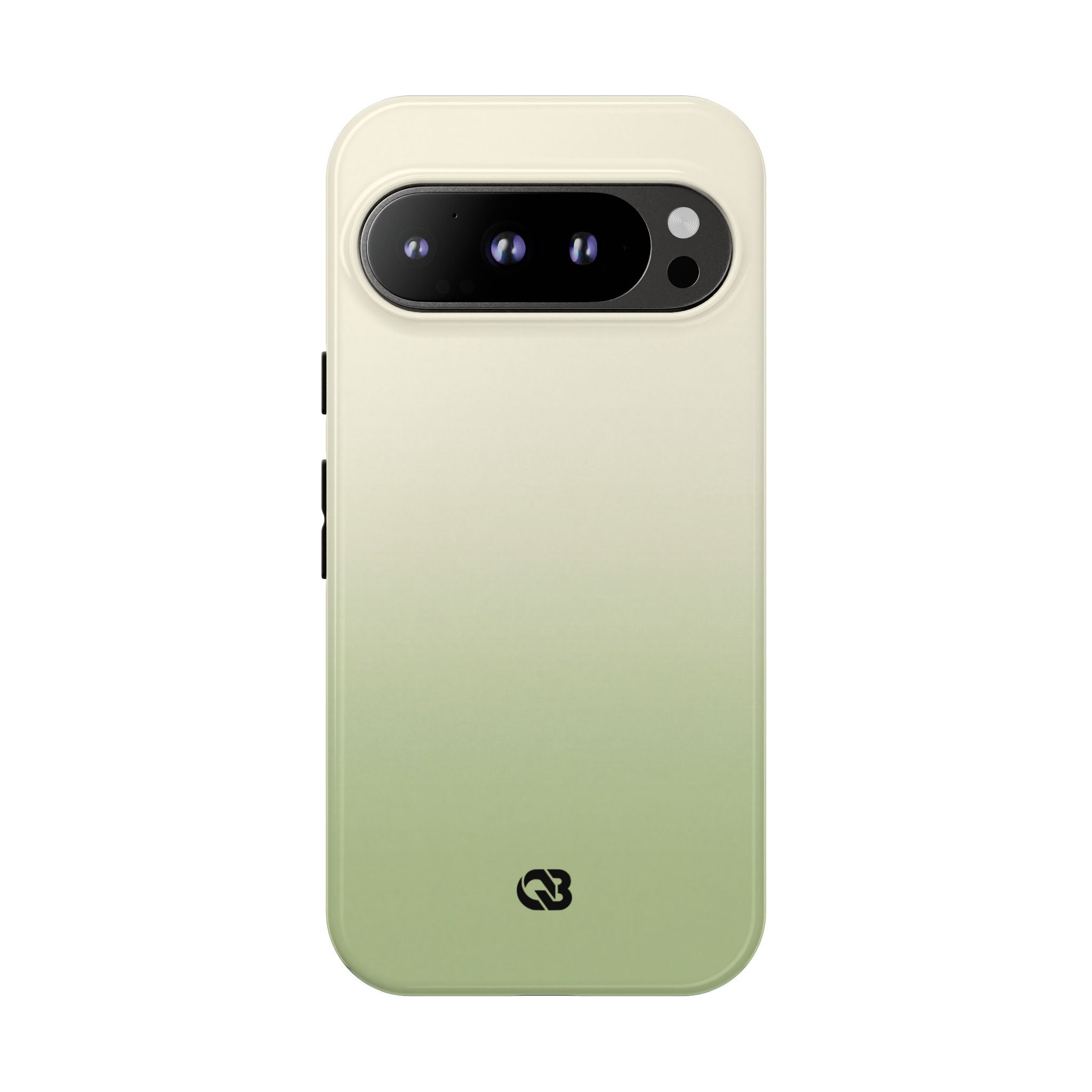 Green Tough Phone Case for Google Pixel - Bone Sage Fade