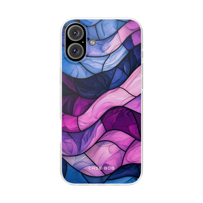 Wavelike Glow iPhone 16 Plus Case - Soft