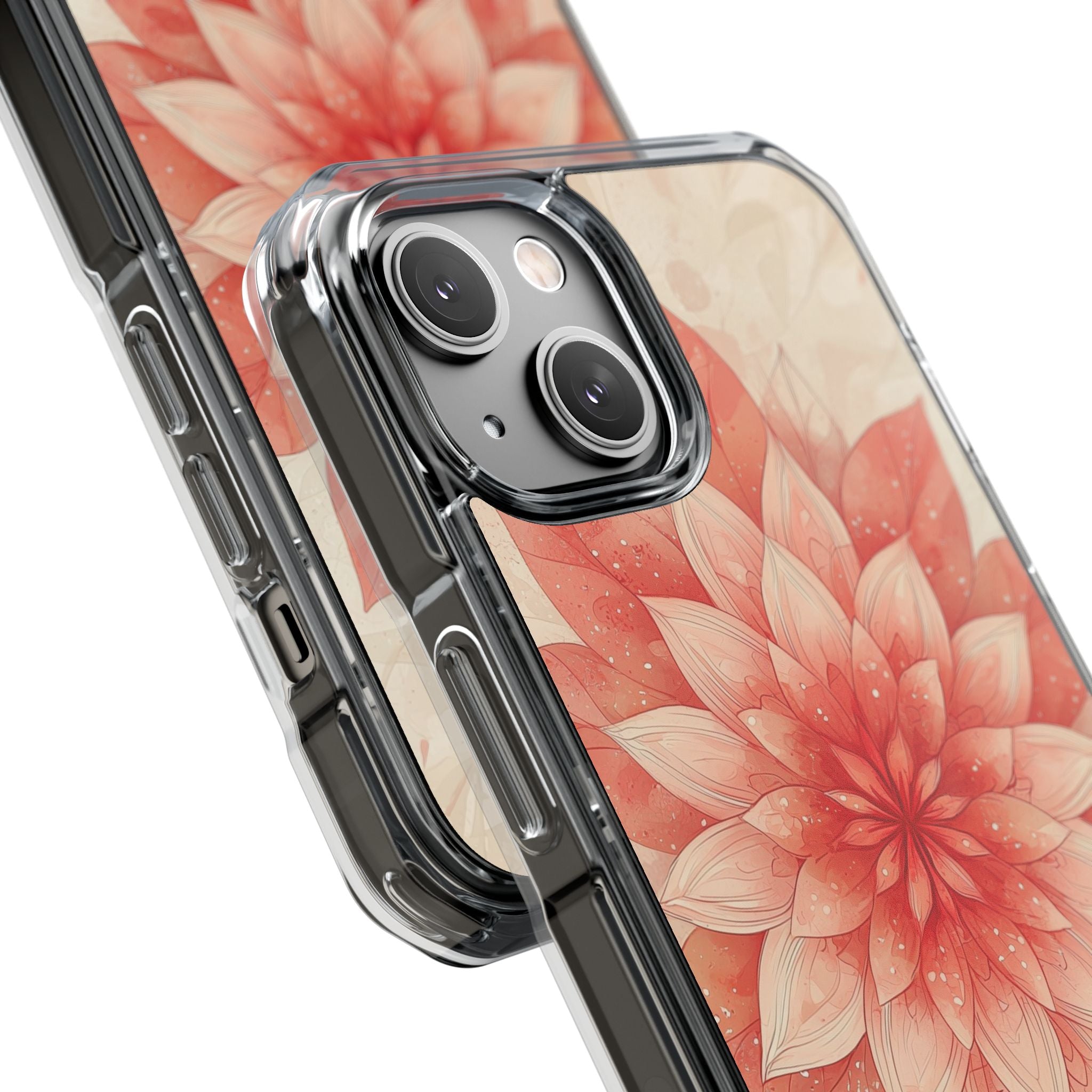 Coral Layered Bloom · Impact Phone Case for iPhone · Magsafe