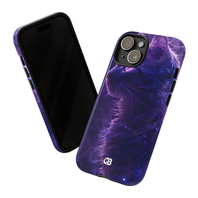 Purple Void Feline · Tough Custodia per iPhone