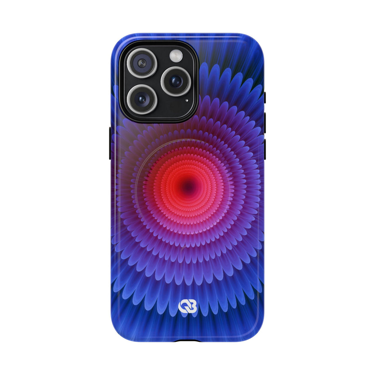 Radial Spectrum Bloom · Tough 2.0 Magnetic Phone Case for iPhone · Blue
