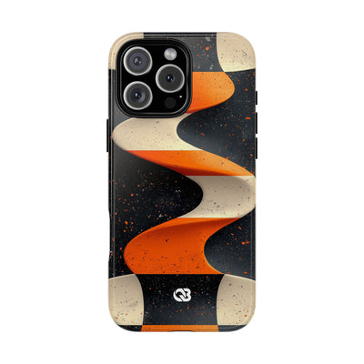 Orange Grit Twist · Tough Phone Case for iPhone