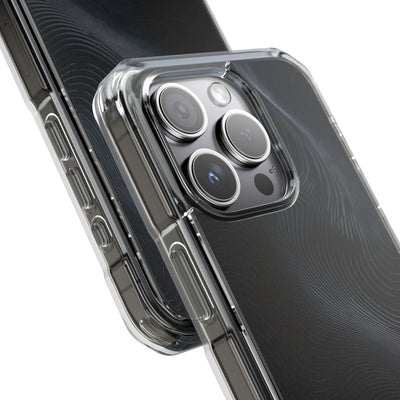 Black Impact MagSafe Phone Case for iPhone - Obsidian Ridge Flux