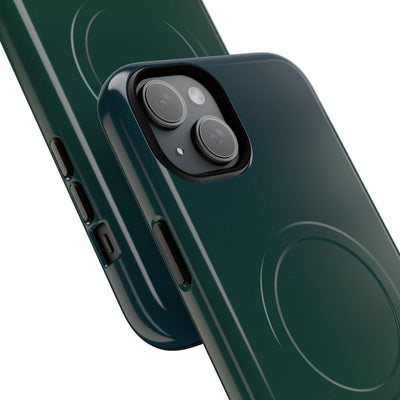 Green Tough 2.0 Magsafe Phone Case for iPhone - Midnight Pine Horizon
