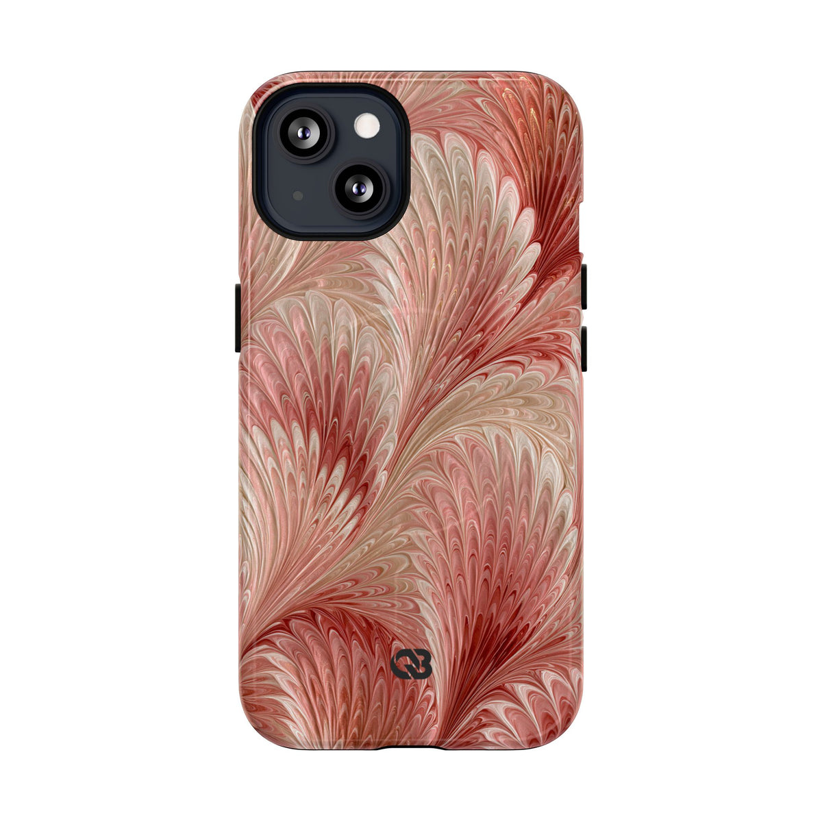 Blush Petal Plume · Tough 2.0 Magnetic Phone Case for iPhone · Pink