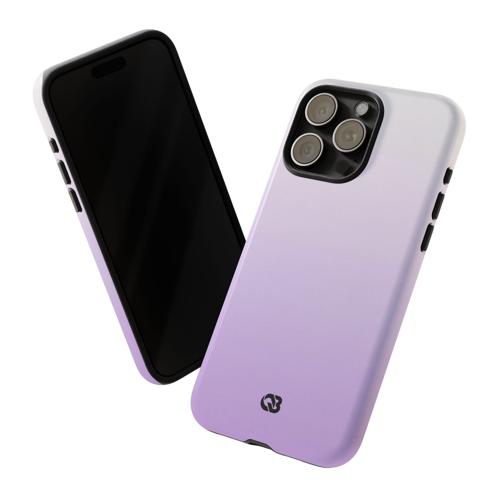 Purple Tough Phone Case for iPhone - Frosted Lavender Fade