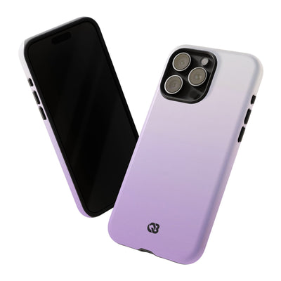 Purple Tough Phone Case for iPhone - Frosted Lavender Fade