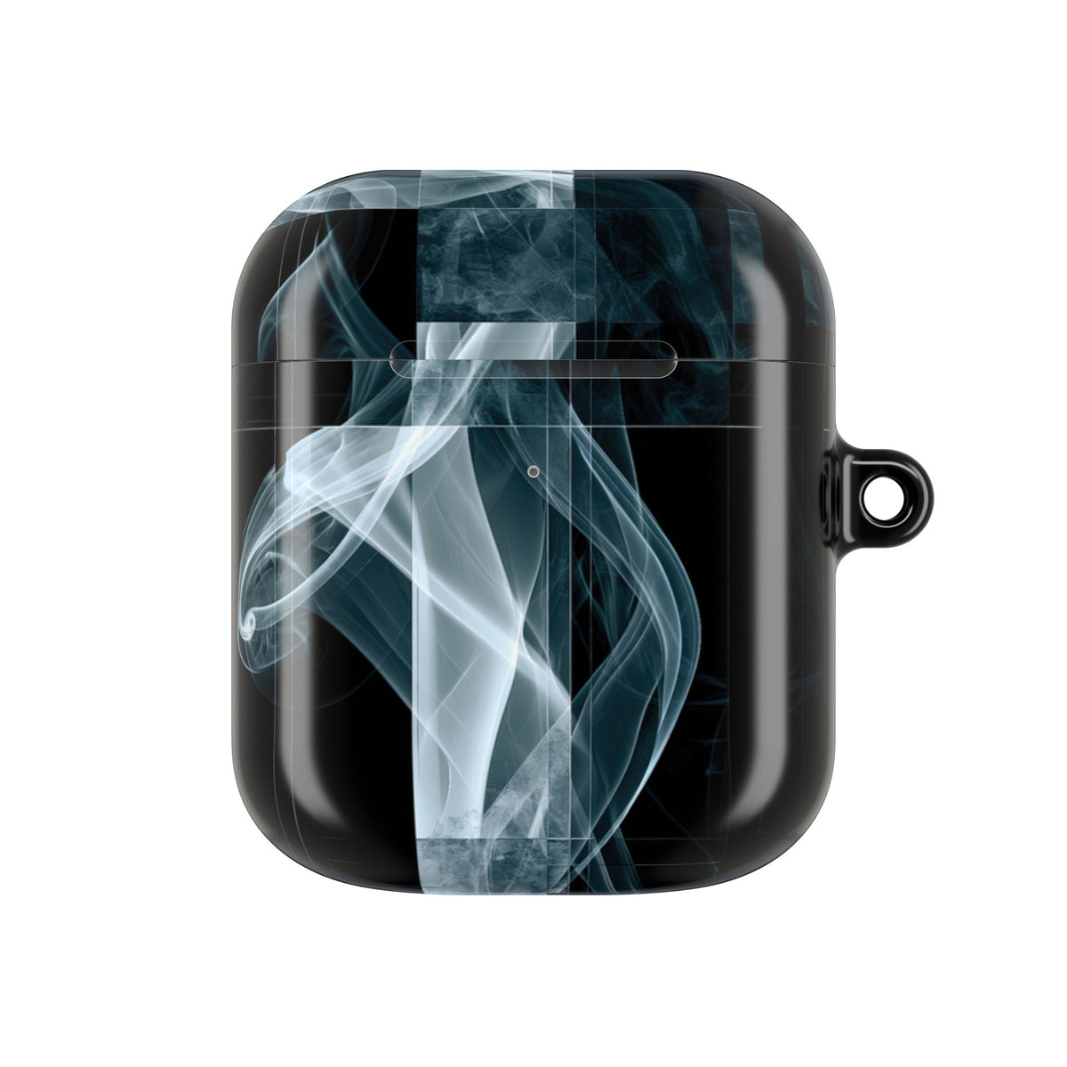 Fractured Smoke · Hard Case for AirPods & AirPods Pro · Black