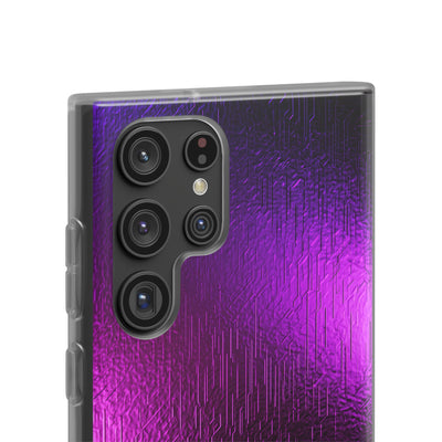 Violet Cyber Circuit · Lite Phone Case for Samsung · Purple