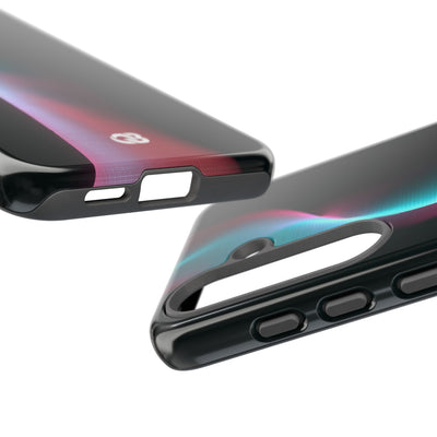 Neon Pixel Flow · Tough Phone Case for Samsung · Black