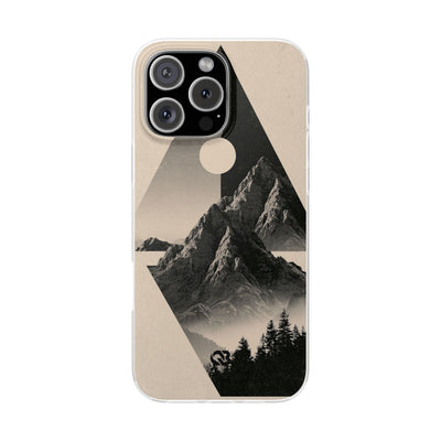 Beige Lite Phone Case for iPhone - Obsidian Summit Parchment