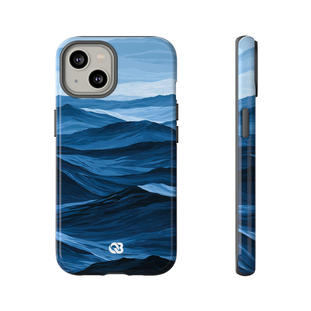 Cerulean Ridges · Tough Phone Case for iPhone · Blue