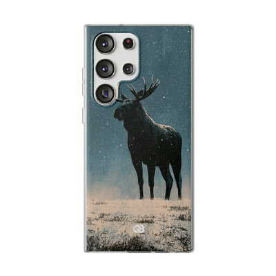 Nordic Boreal Moose · Lite Phone Case for Samsung · Blue