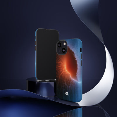 Thermal Aura Pulse · Tough Phone Case for iPhone · Blue
