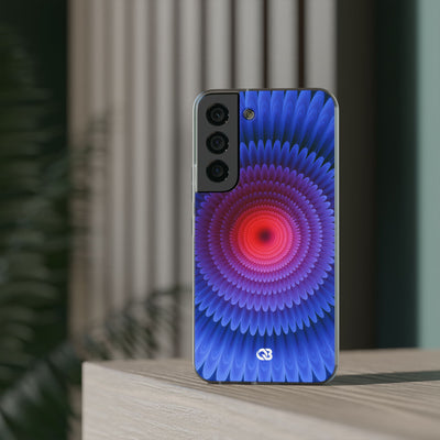 Radial Spectrum Bloom · Lite Phone Case for Samsung · Blue