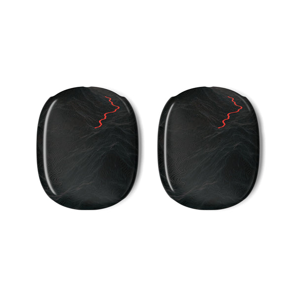 Crimson Ridge Pass · Hard Case for AirPods Max · Black