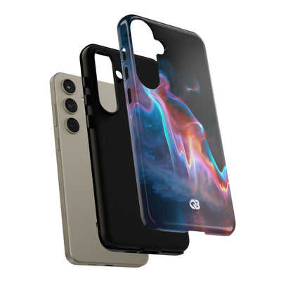 Neon Waveform · Tough Phone Case for Samsung · Black