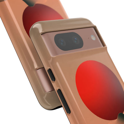 Crimson Sol Ridge · Tough Phone Case for Pixel ·  Red