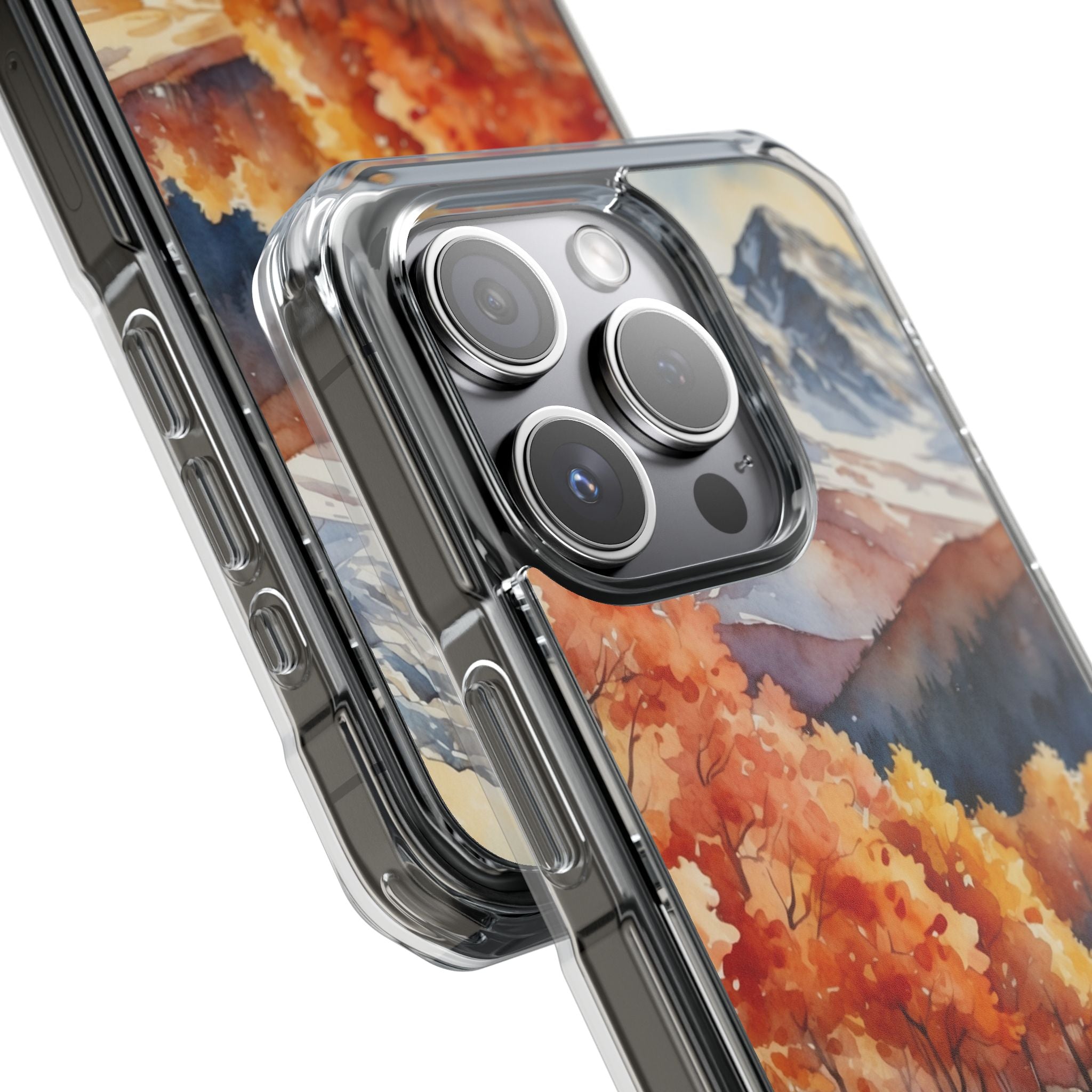 Schneebedeckte Strahlkraft iPhone 15 Pro Case - Impact