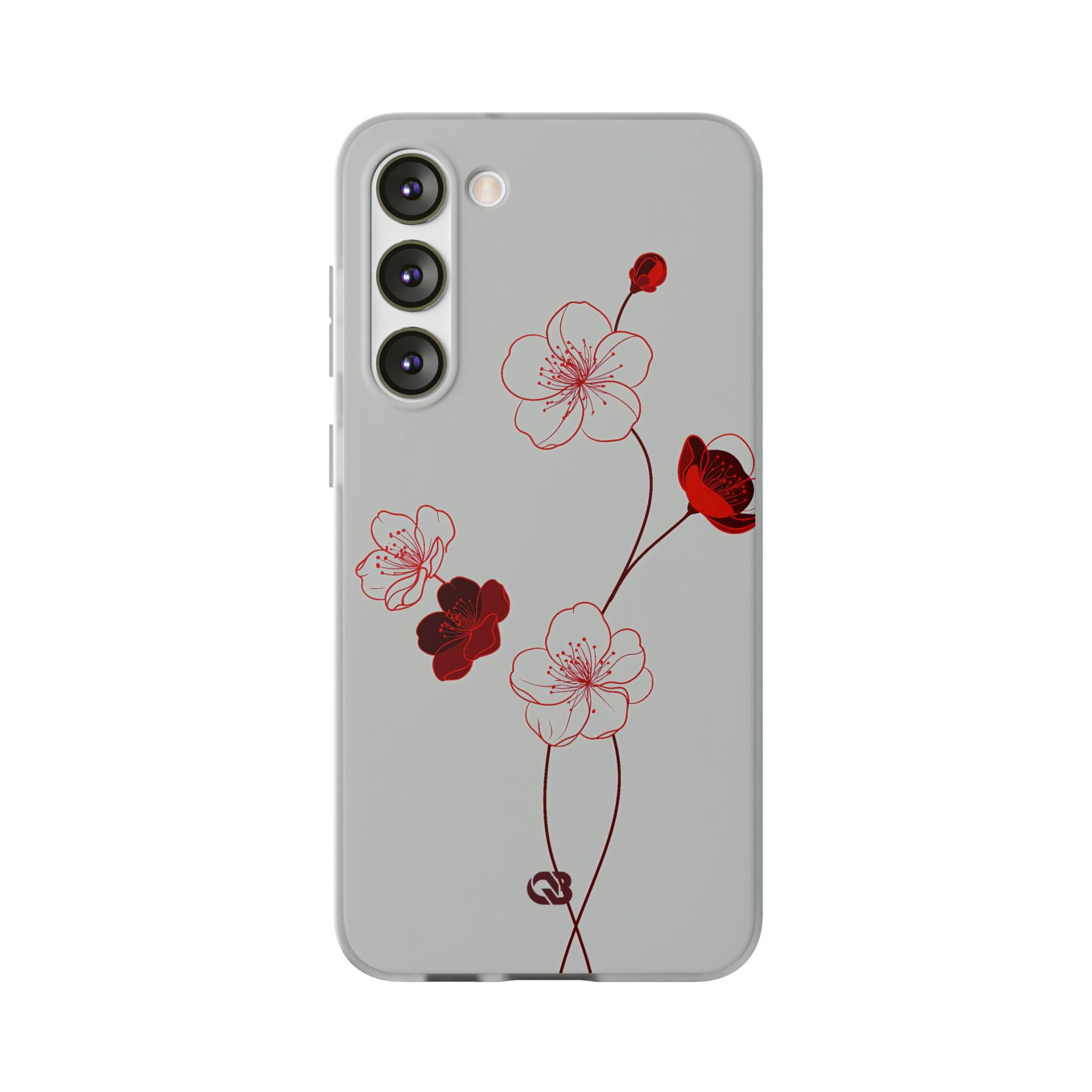 Red Lite Phone Case for Samsung - Kyoto Ember Bloom