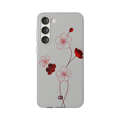 Red Lite Phone Case for Samsung - Kyoto Ember Bloom