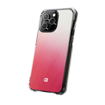 Rose Haze · Clear Impact Magnetic Phone Case for iPhone · Pink