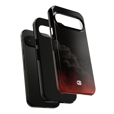 Crimson Fog Void · Tough Phone Case for Pixel ·  Black