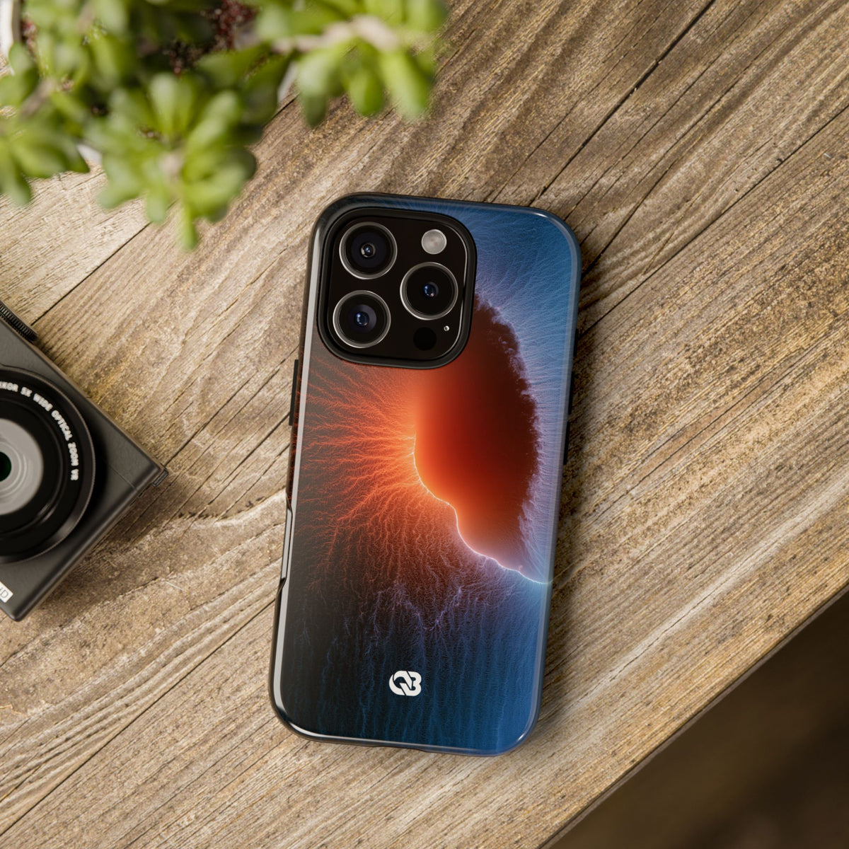 Thermal Aura Pulse · Tough Phone Case for iPhone · Blue