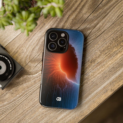 Thermal Aura Pulse · Tough Phone Case for iPhone · Blue