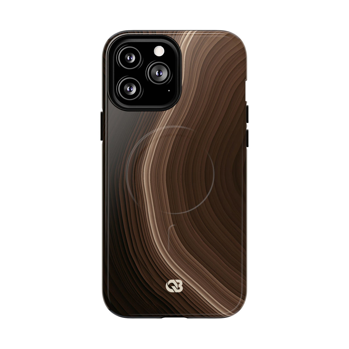Umber Strata · Tough 2.0 Magnetic Phone Case for iPhone · Brown