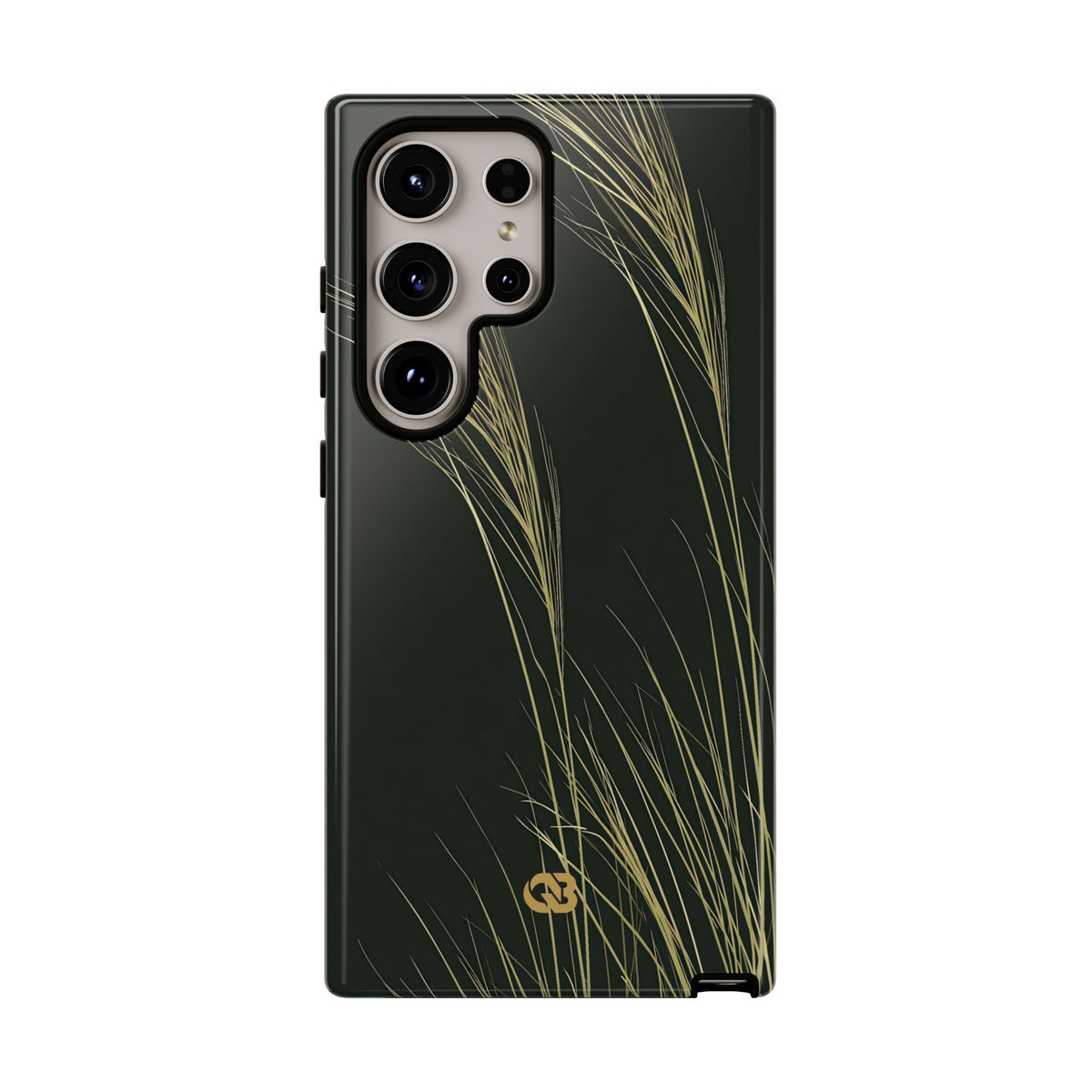Golden Whispering Reeds · Tough Phone Case for Samsung · Green