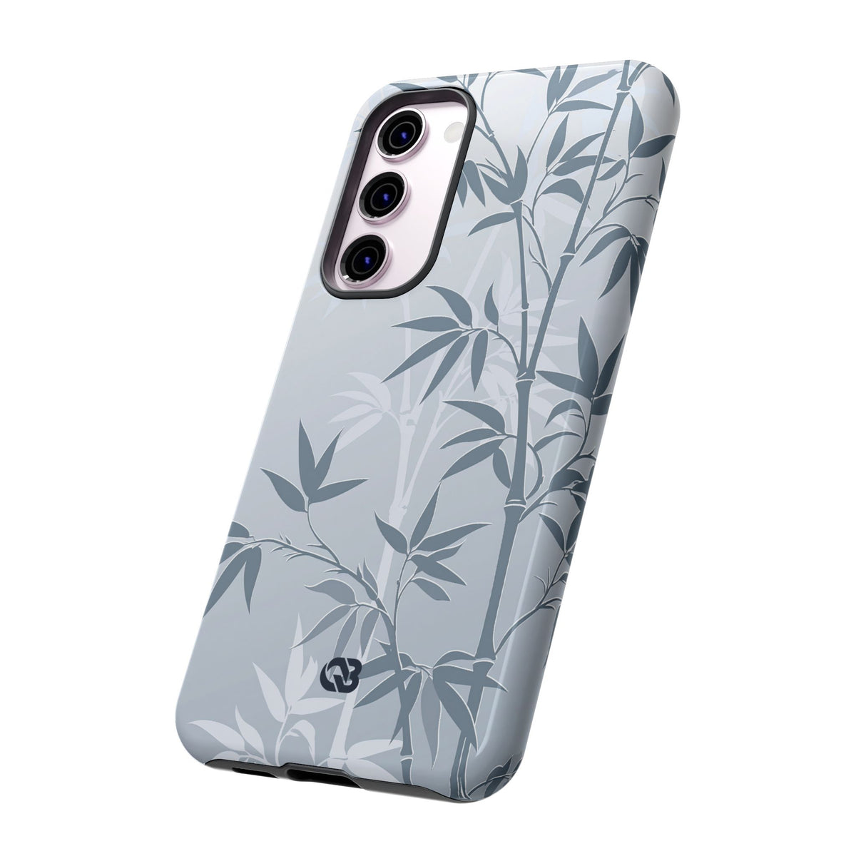 Misty Bamboo Grove · Tough Phone Case for Samsung · Blue