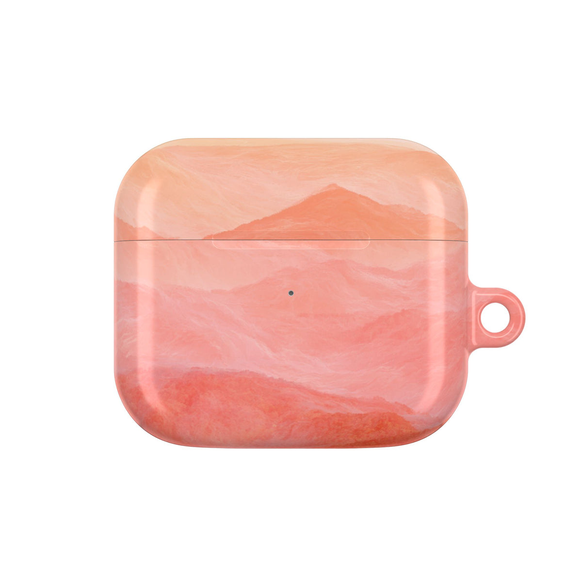 Alpenglow Ridge Vista · Hard Case for AirPods & AirPods Pro · Orange
