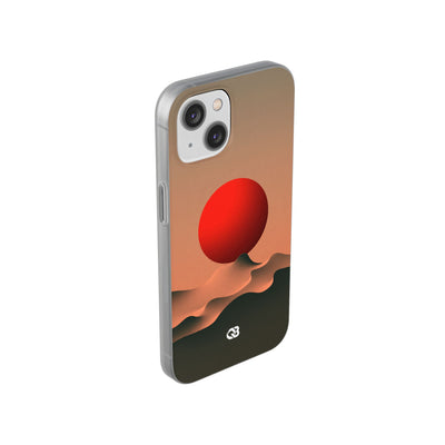 Crimson Sol Ridge · Lite Phone Case for iPhone ·  Red